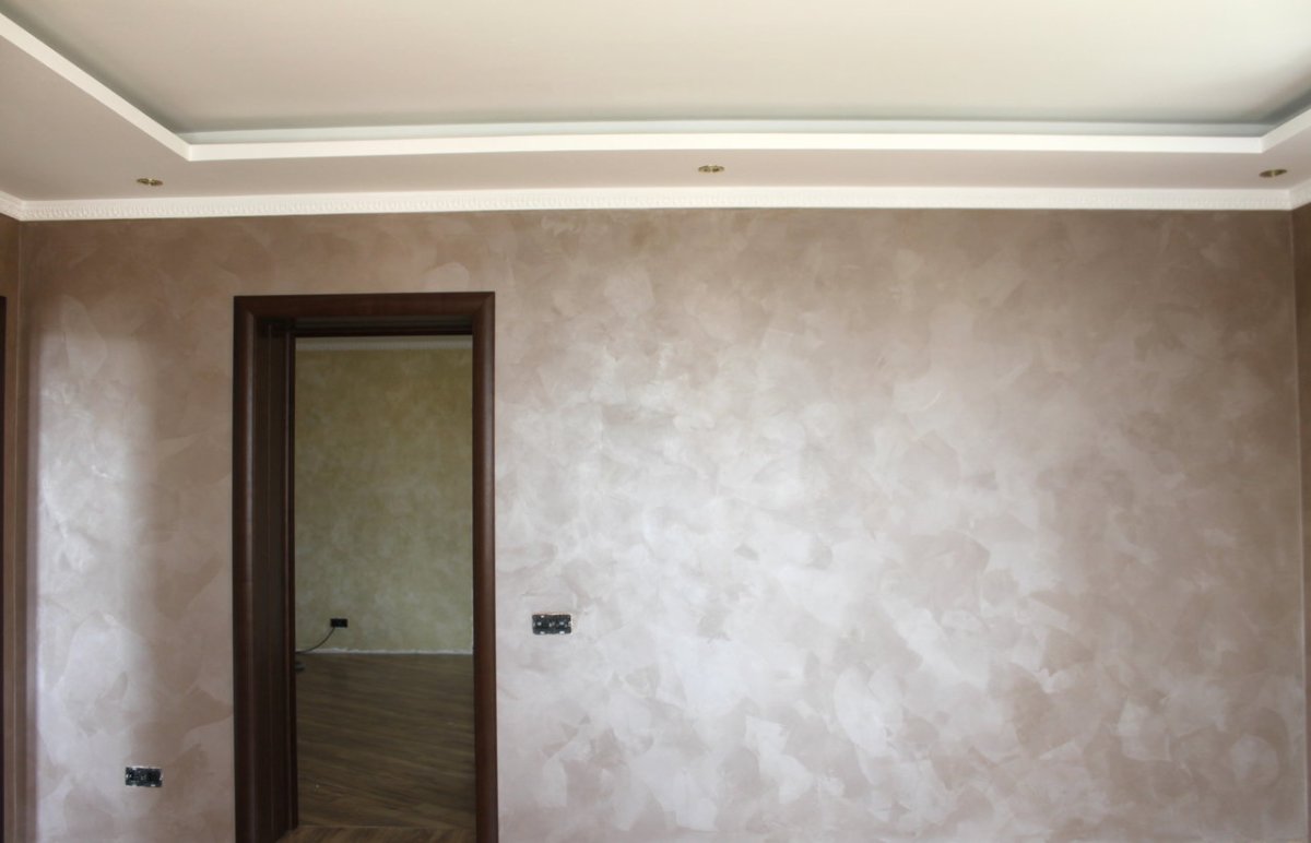 Фактурная штукатурка мокрый шелк