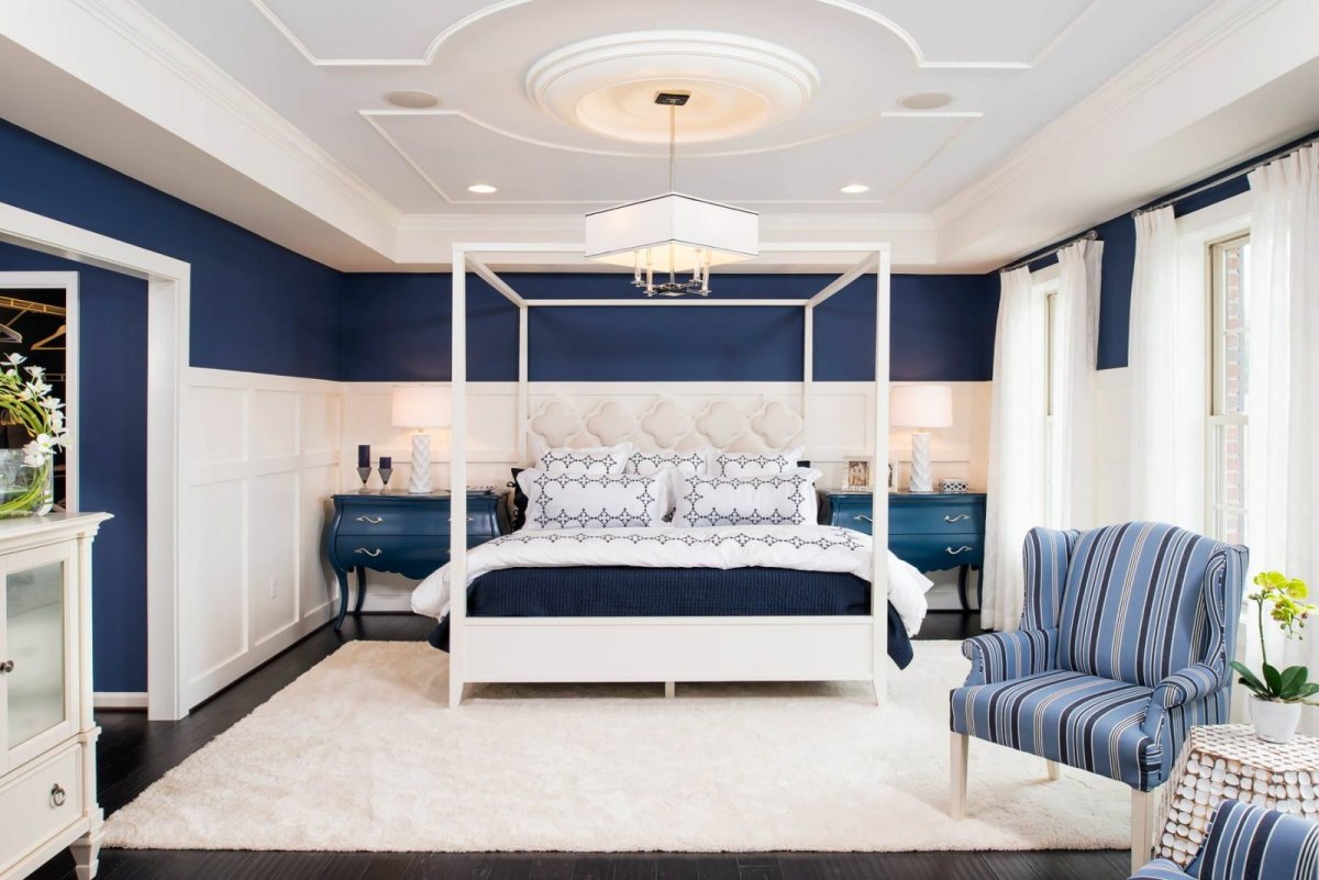 Серая спальня