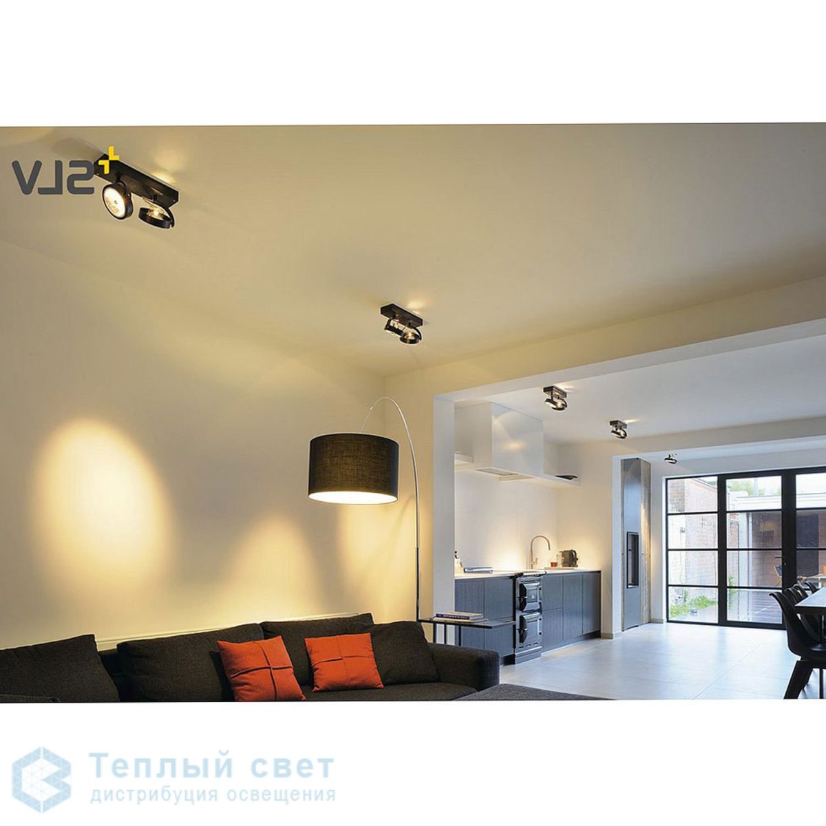 Черные споты на потолке