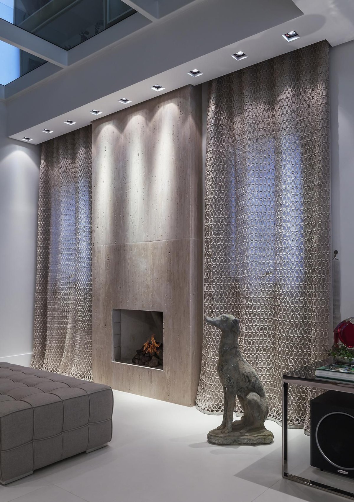 Потолочная гардина с подсветкой