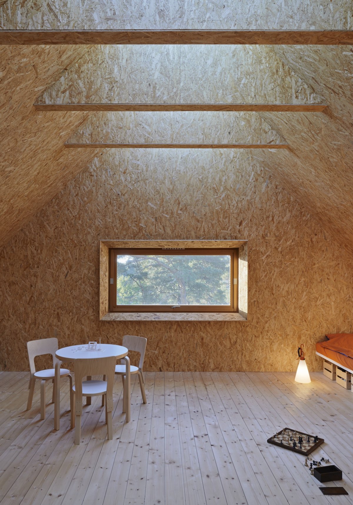 Спальные места на мансарде