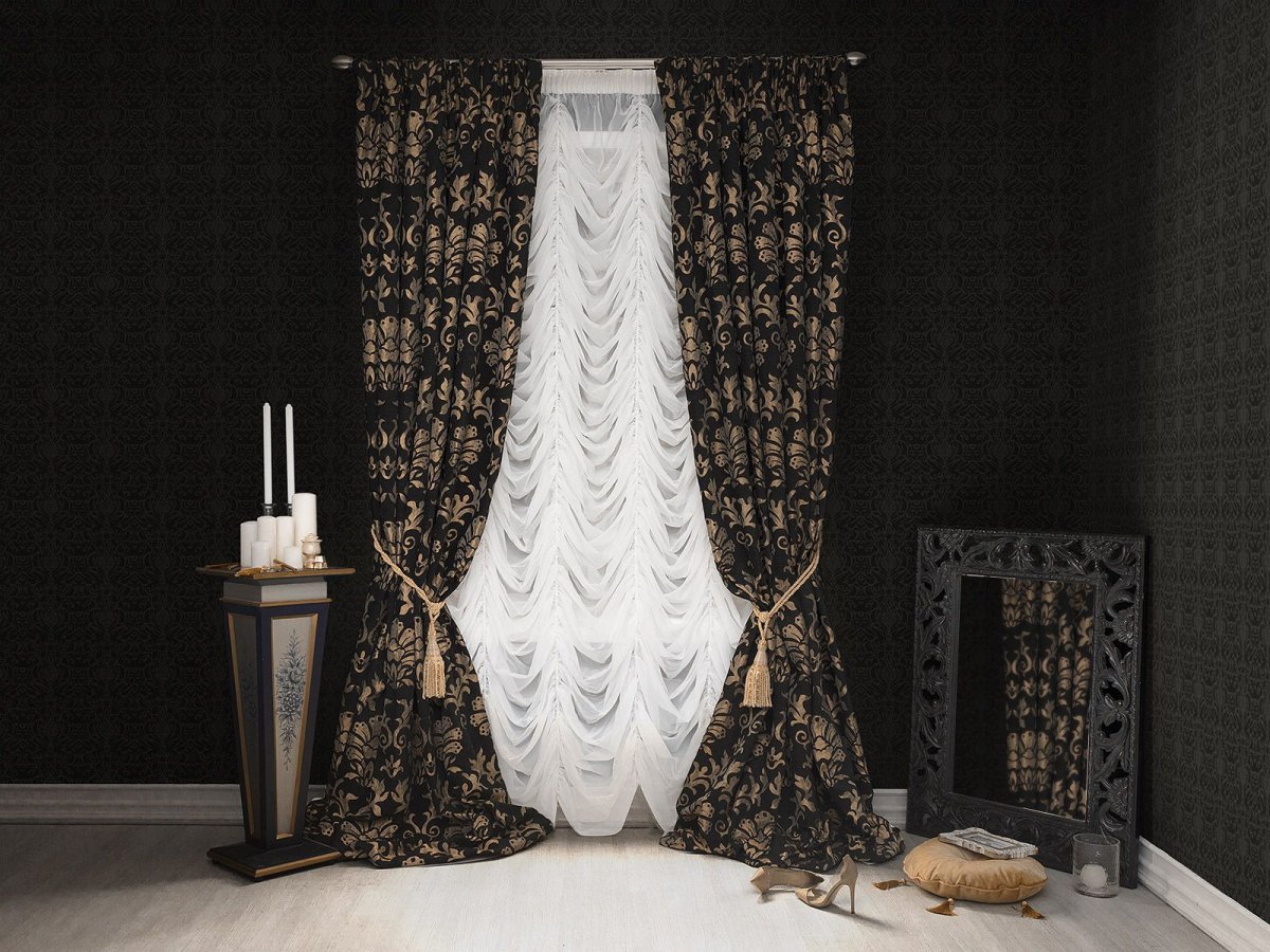 Комплект штор «Грейси (Янтарный)»