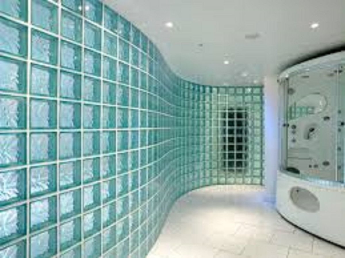 Vitrablok в интерьере стеклоблоки