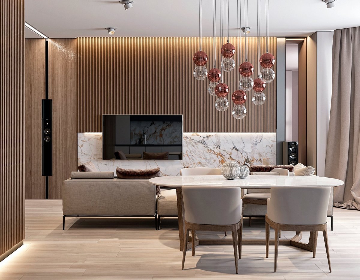 Реечные перегородки баффели