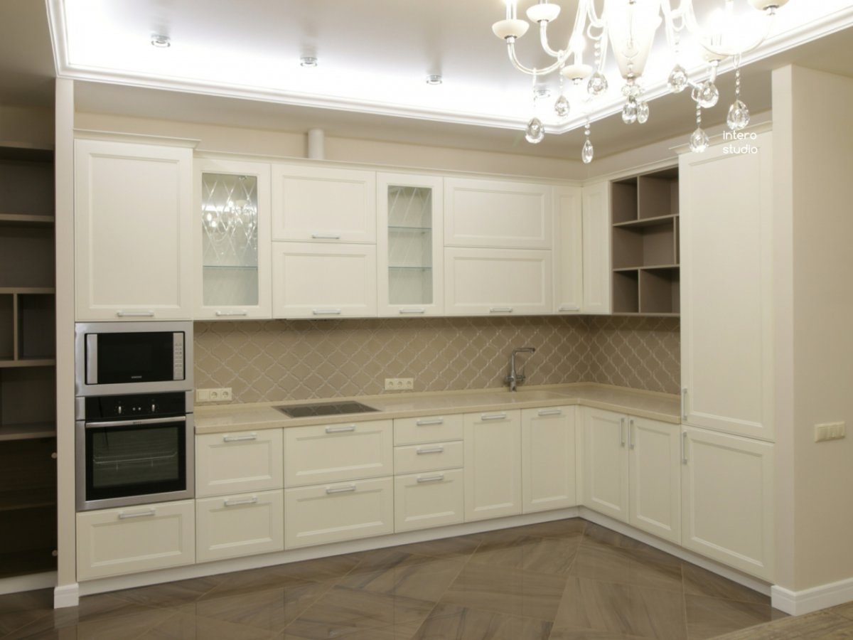 Кухни классика эмаль матовая