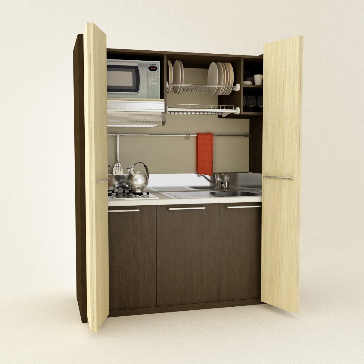 Кухонные шкафы в стиле лофт