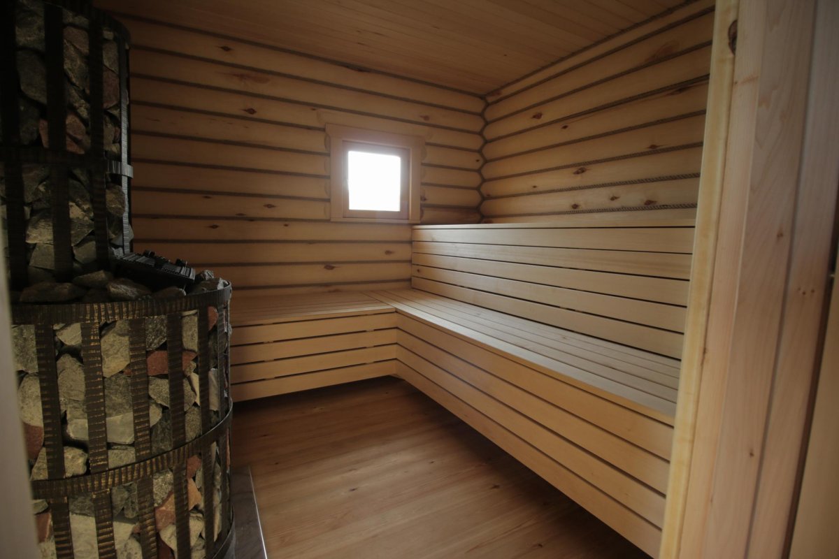 Простая отделка бани