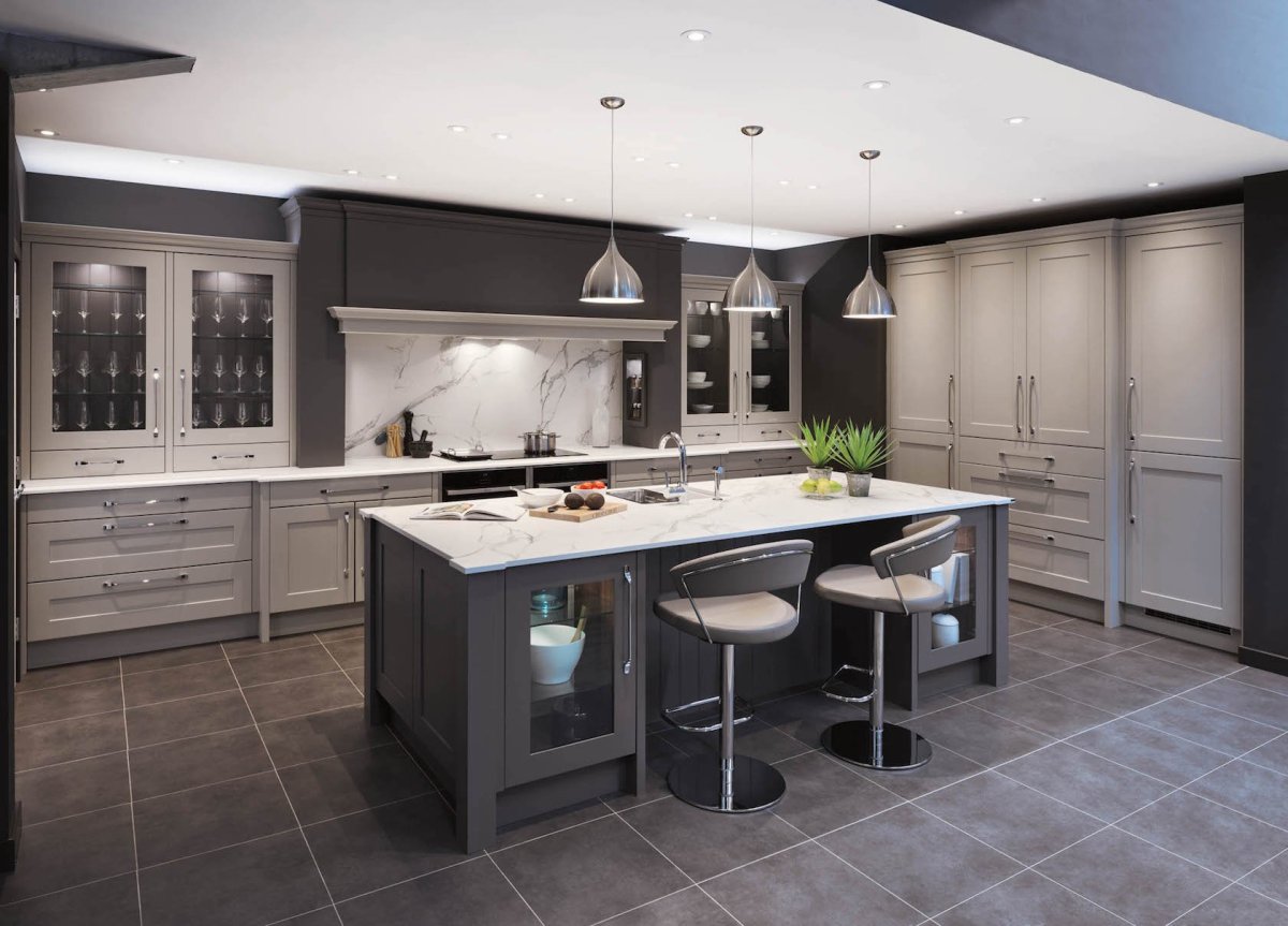 Кухня графит