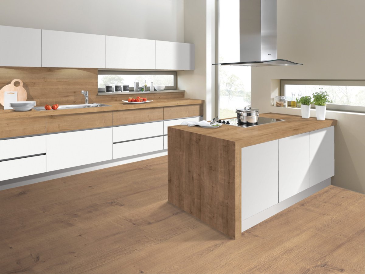 Эггер дуб Небраска столешница кухня белый