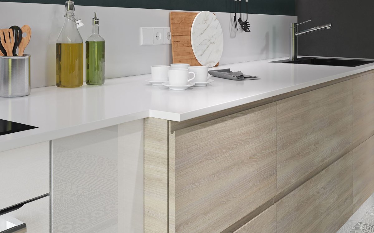 Дуб Галифакс белый Эггер кухня