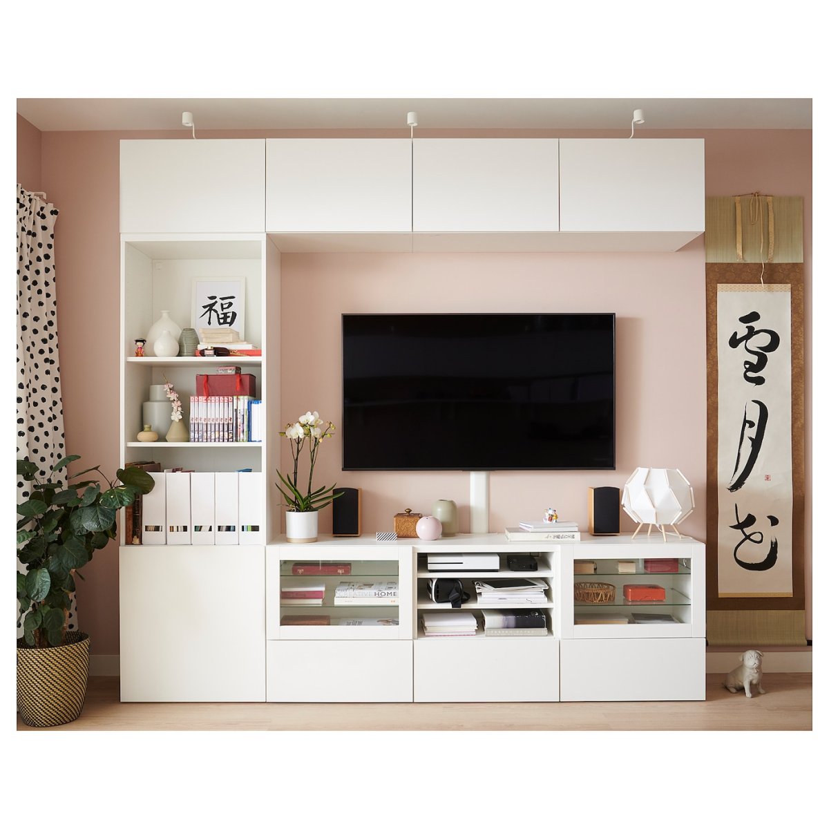 БЕСТО Сельсвикен глянцевый/белый