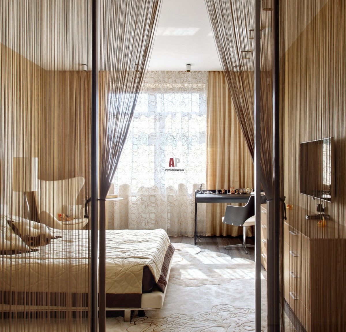 Штора-перегородка для комнаты