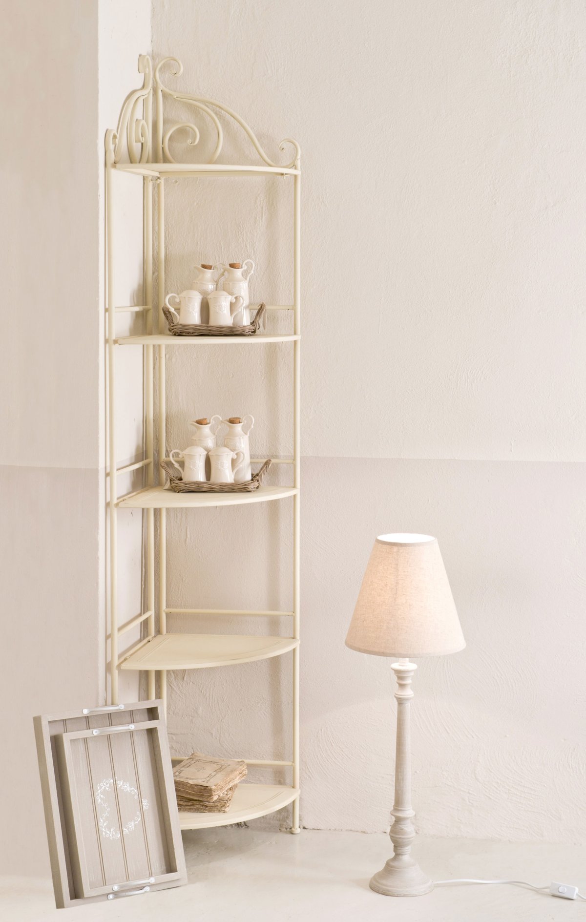 Стеллаж h-200 Provence Bianco