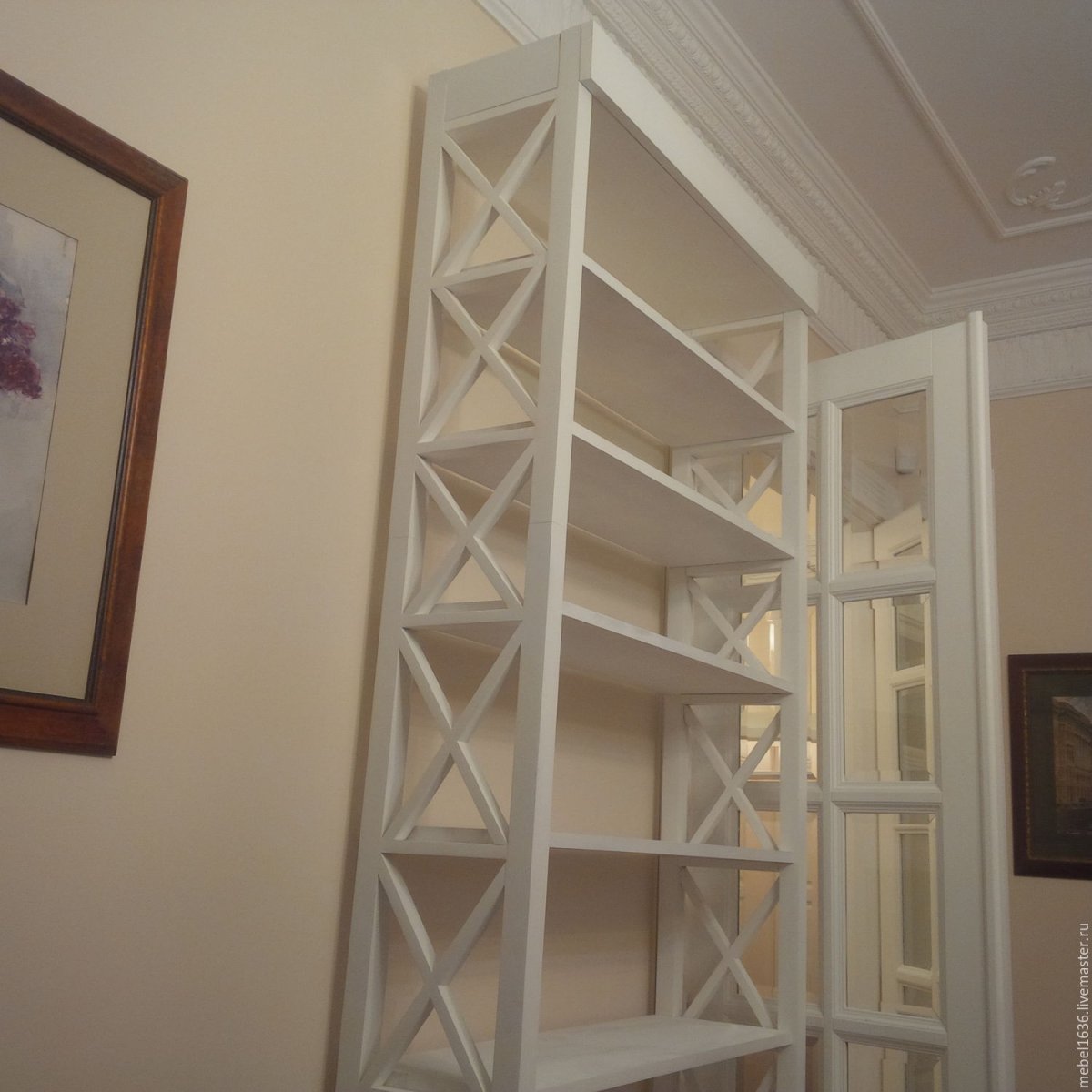 Стеллаж деревянный