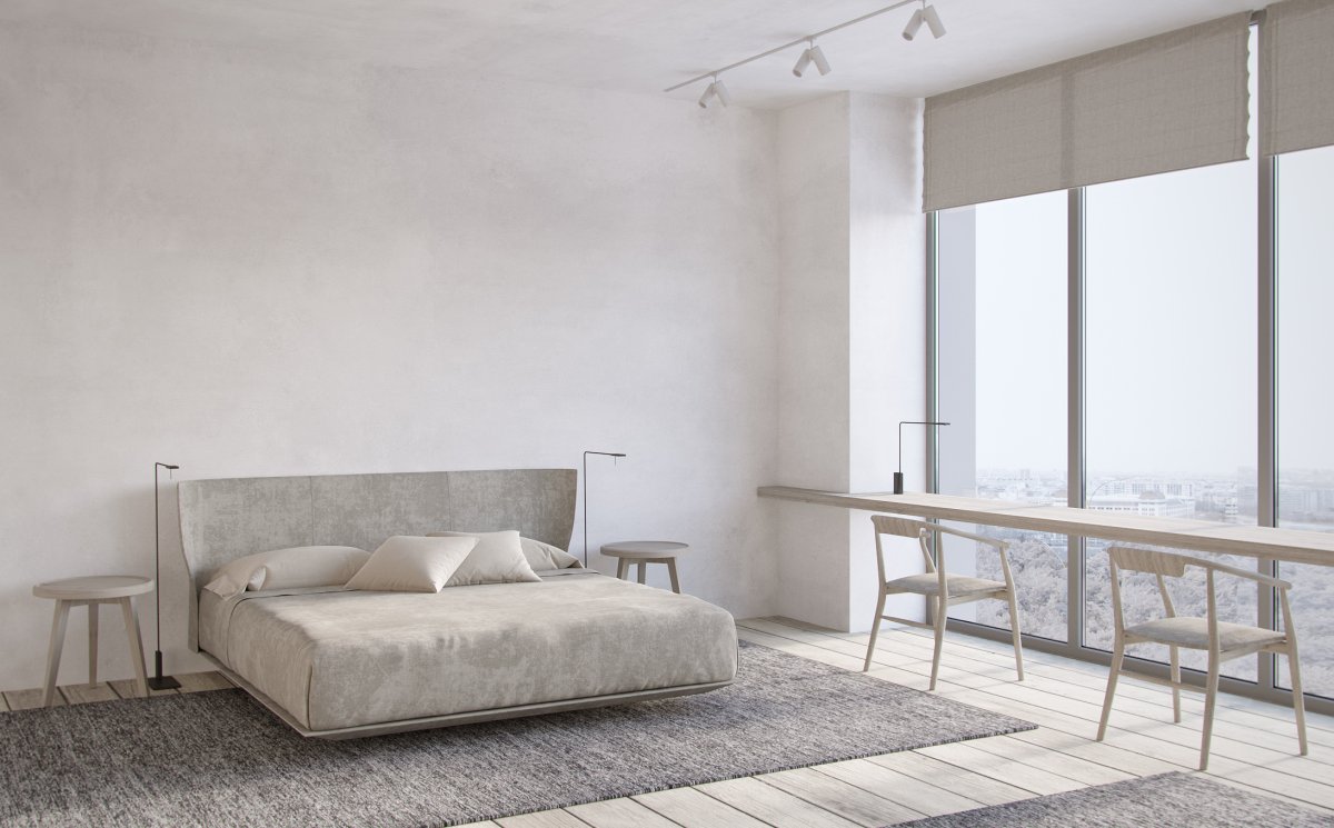 Декоративная штукатурка в интерьере Минимализм