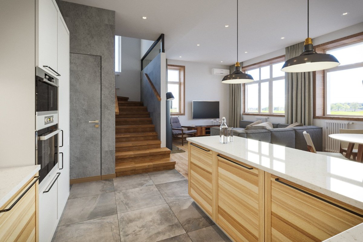 Таунхаусы в стиле Кантри