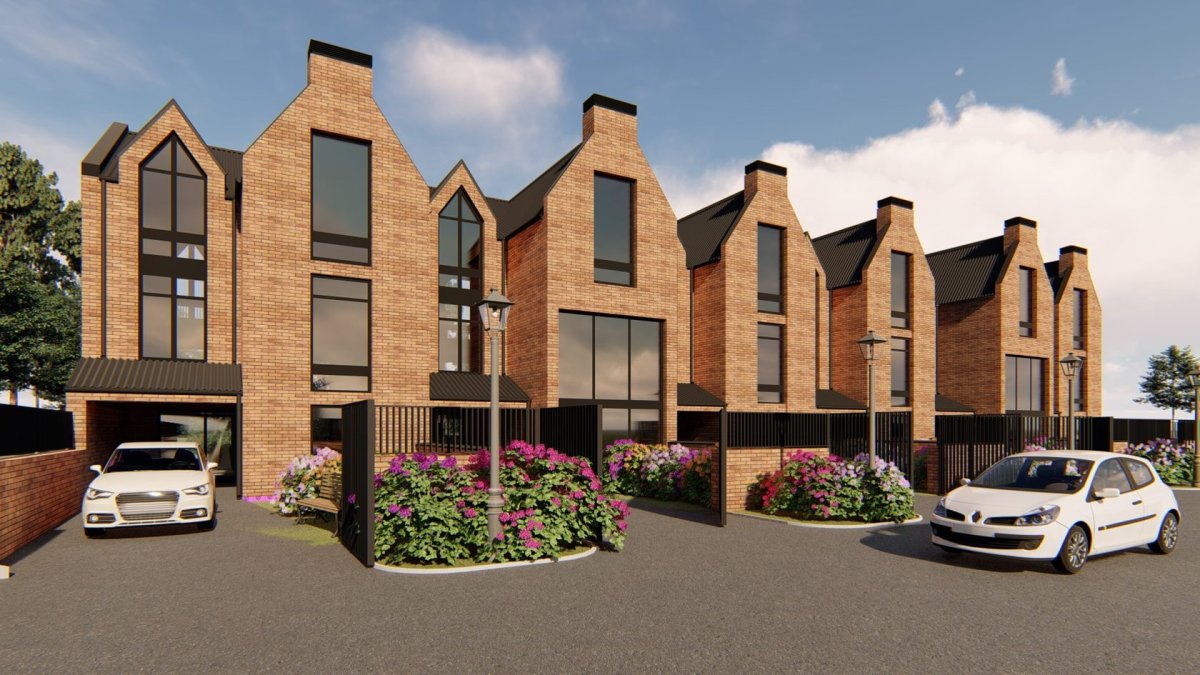 Фото отделки таунхаусов варианты