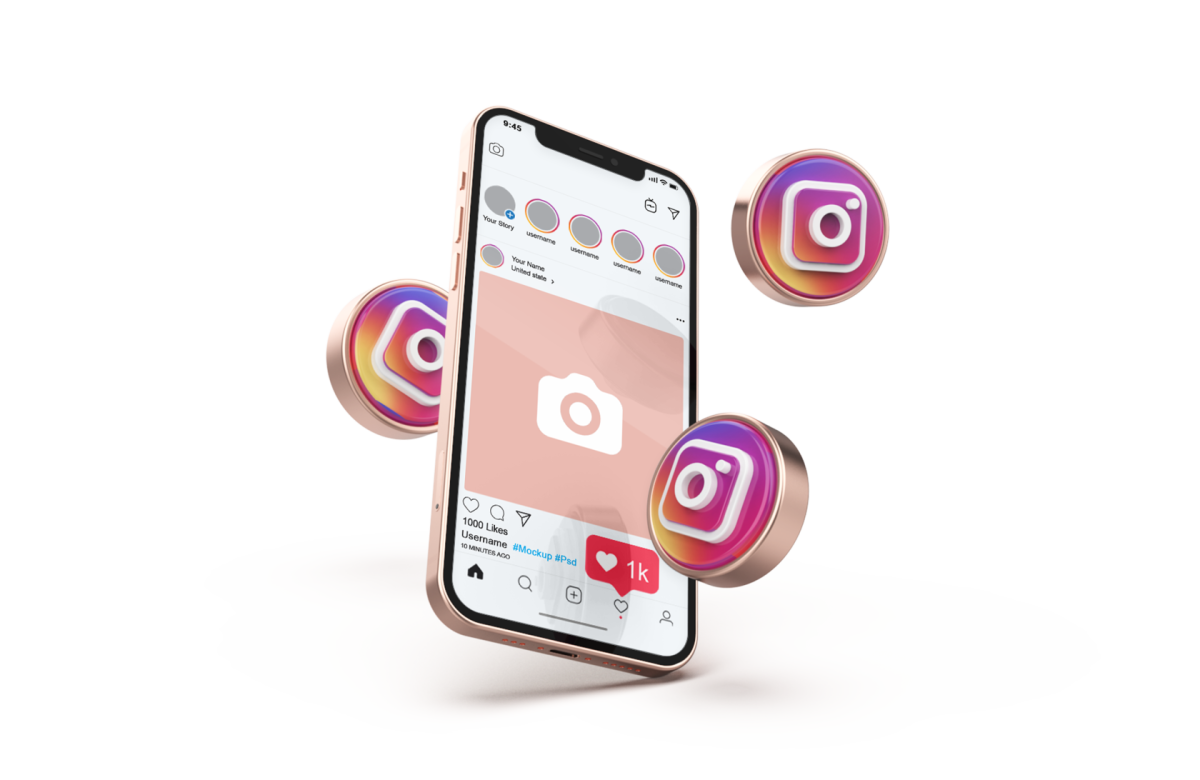 Мокап интерьер стена с та