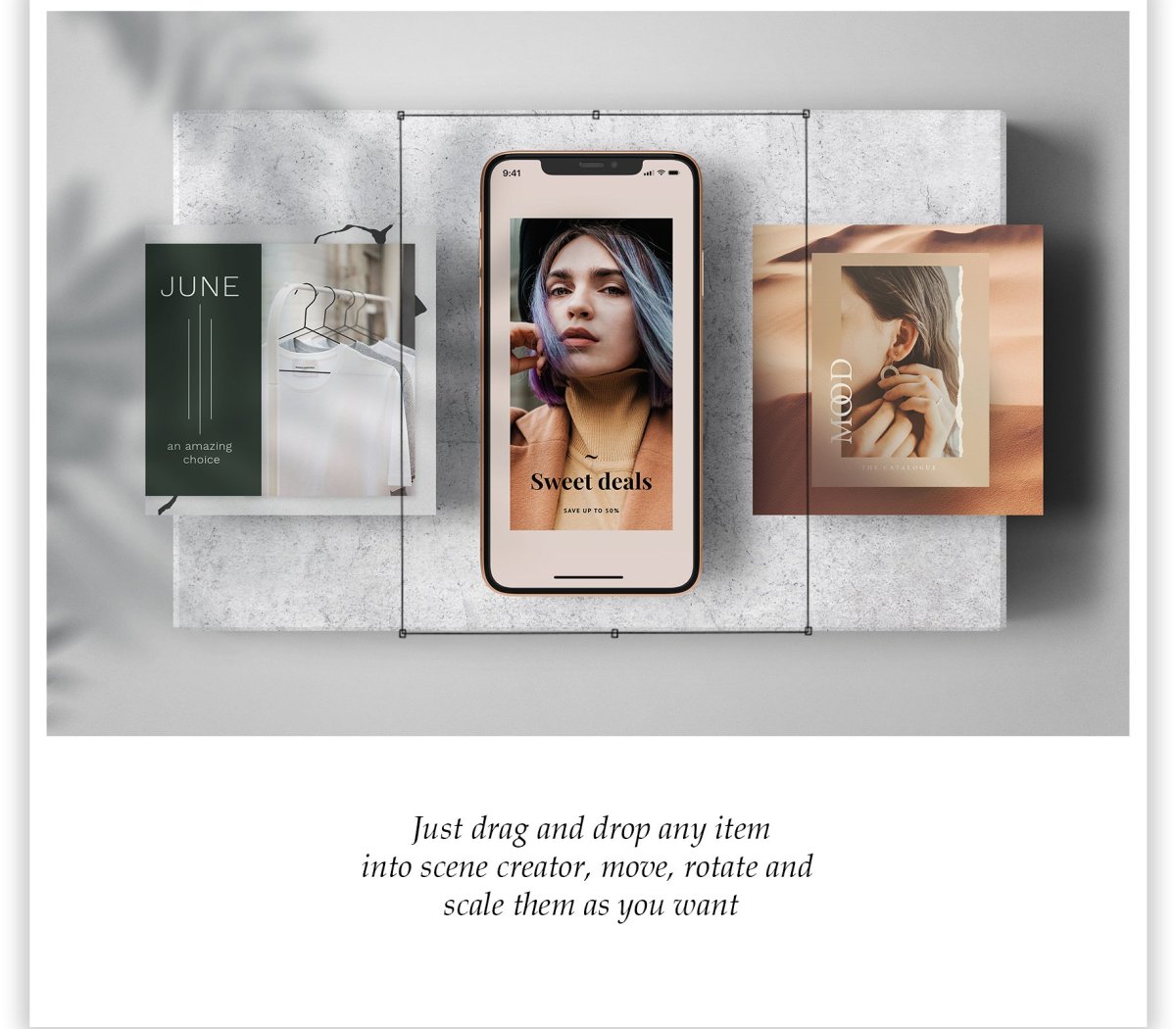 Мокап айфон Инстаграм