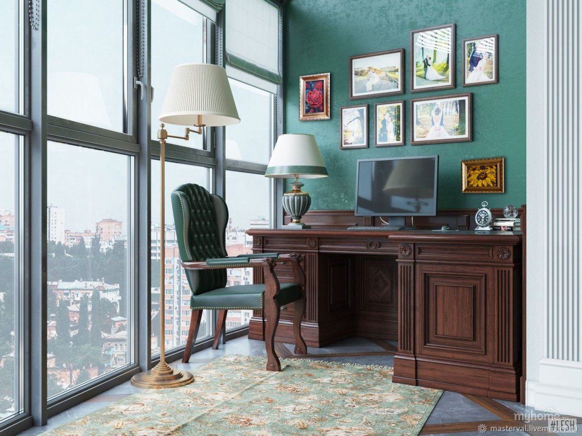 Длинные компьютерные столы