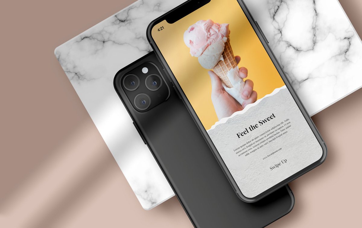 Мокап Инстаграм аккаунта