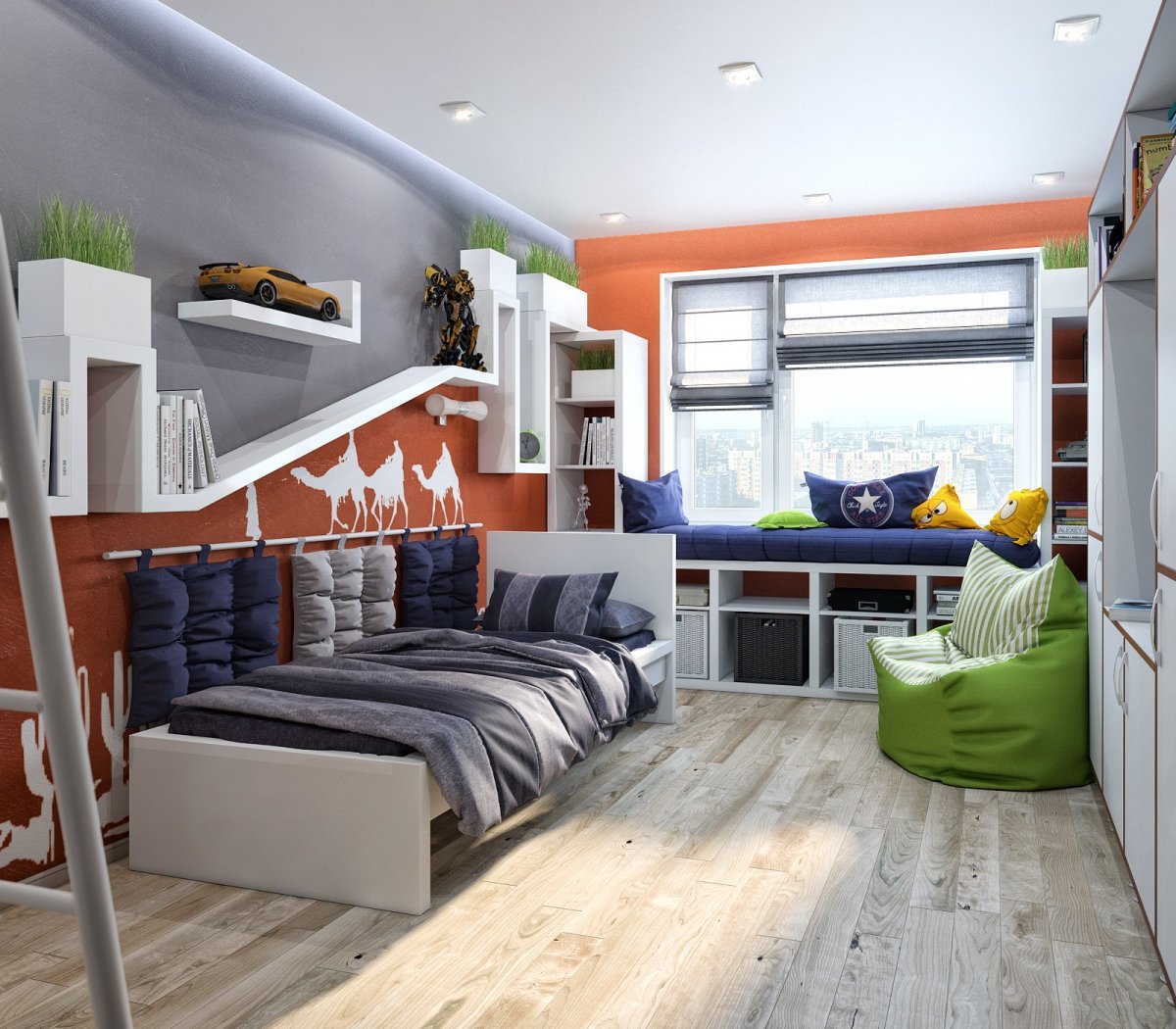 Комната для подростка мальчика