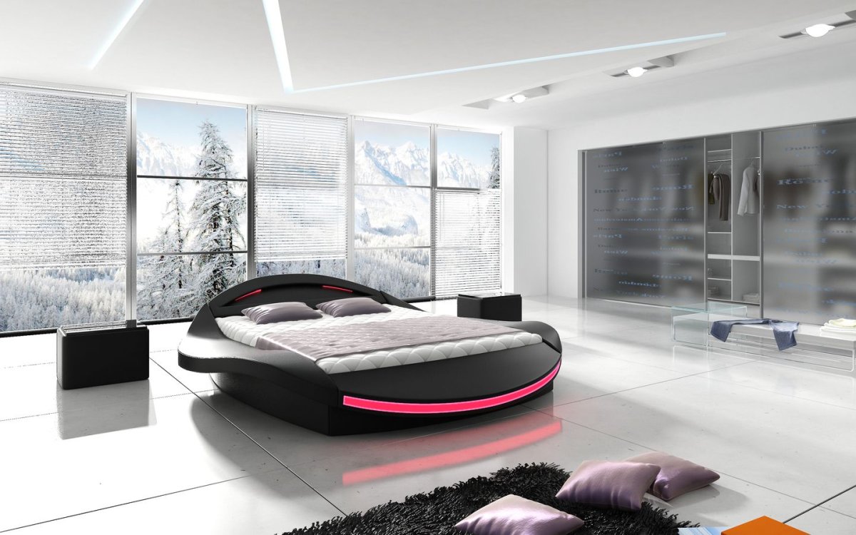 Кровать двуспальная Hitec