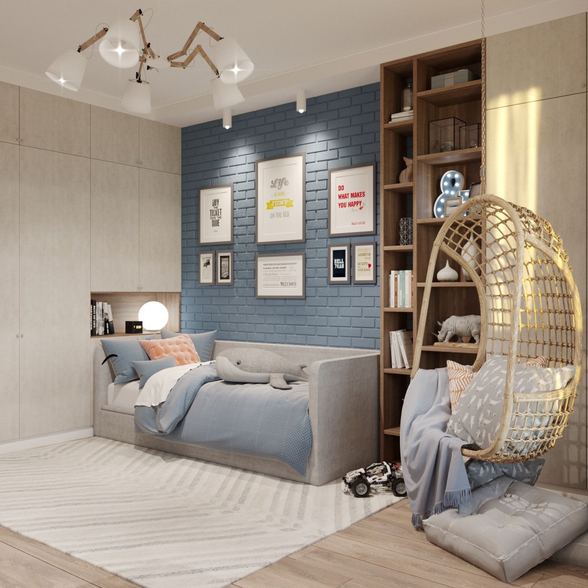 Стильная детская комната для подростка