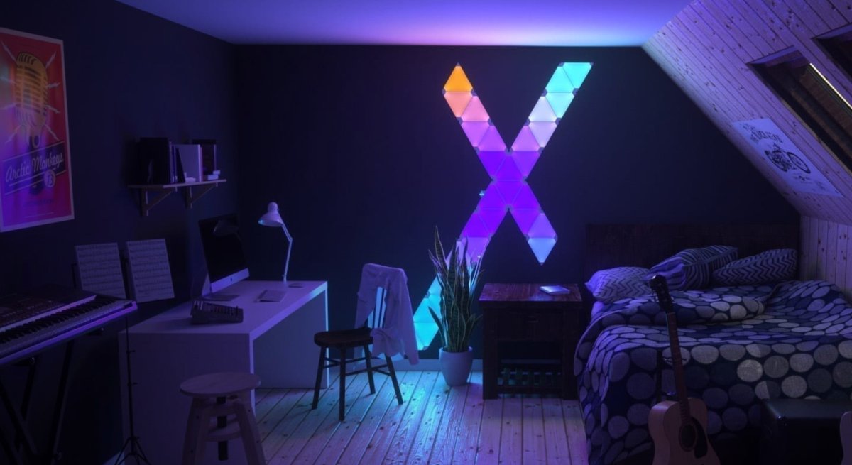 Комната в неоновом стиле