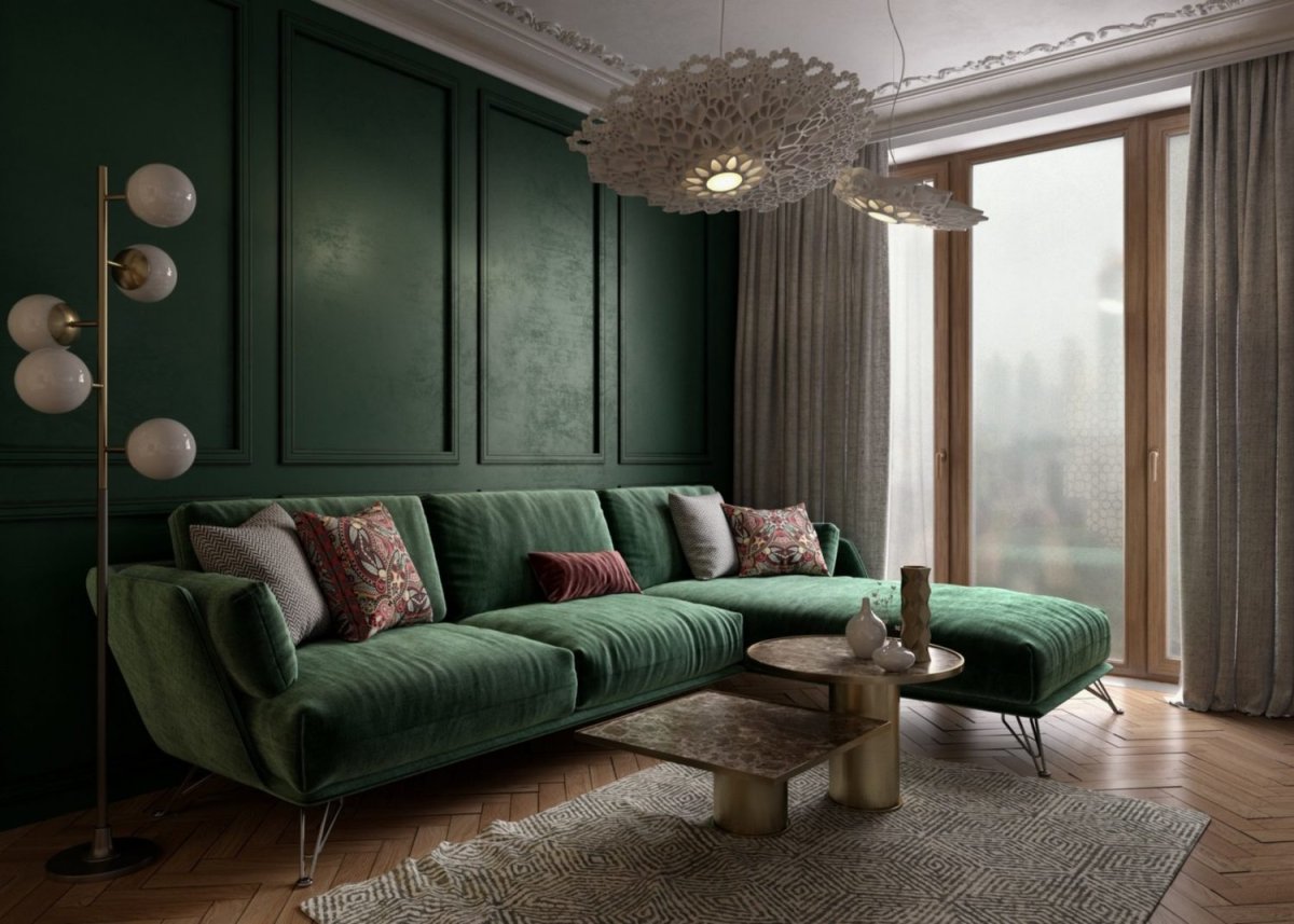 Изумрудные оттенки Dulux