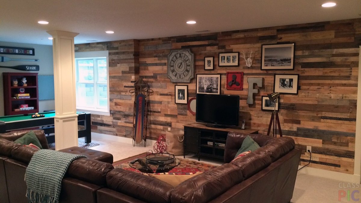 Отделка стен поддонами