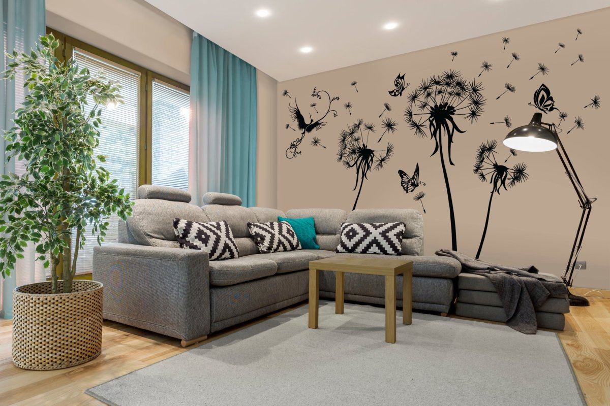 Украсить стену в гостиной