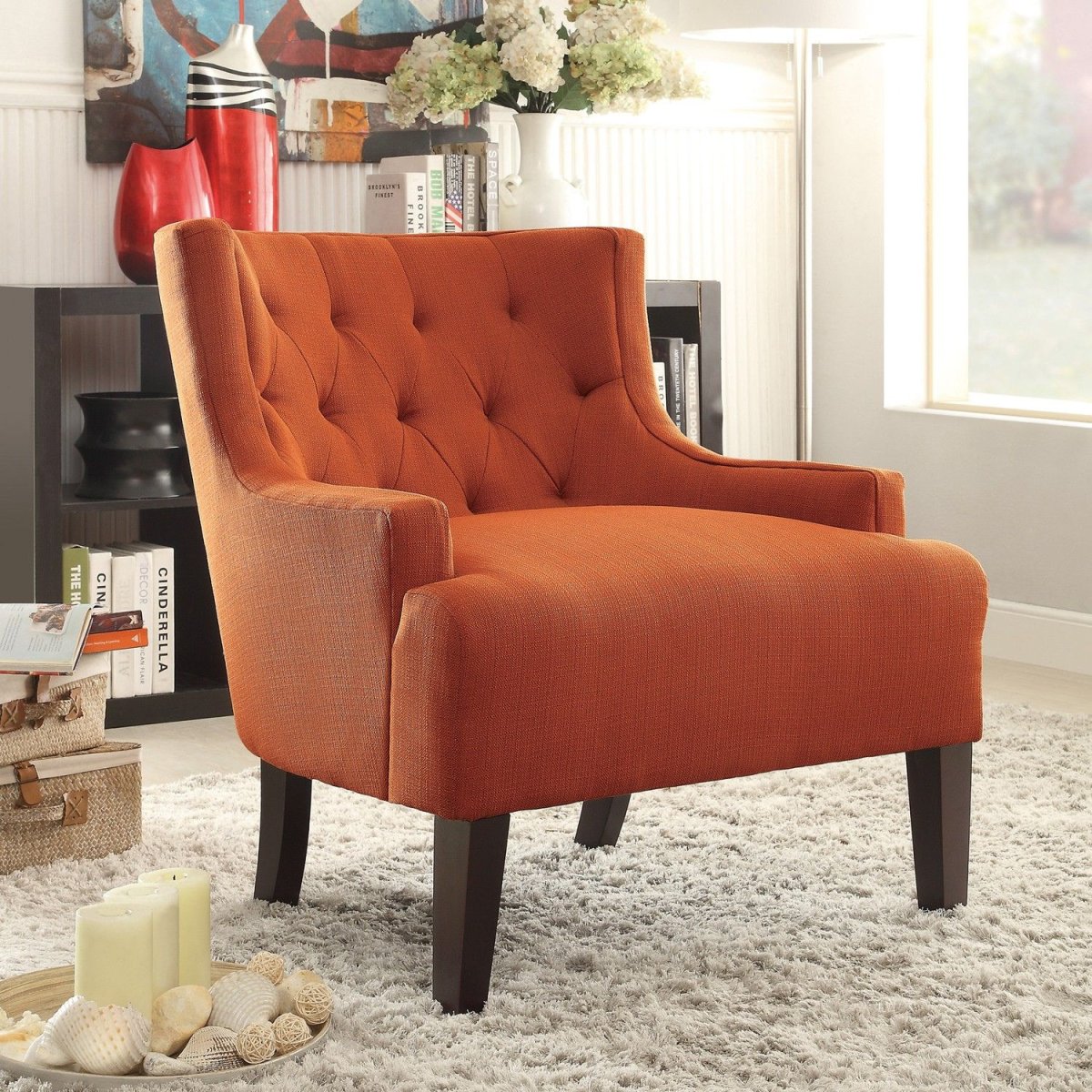 Orange Armchair