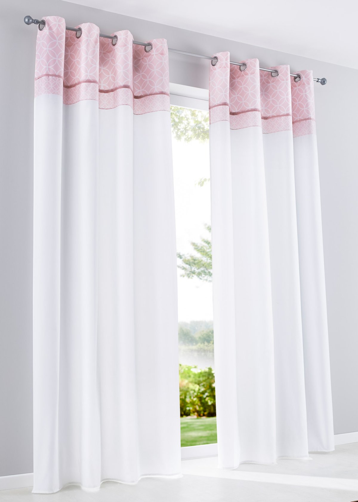 Гардина белая