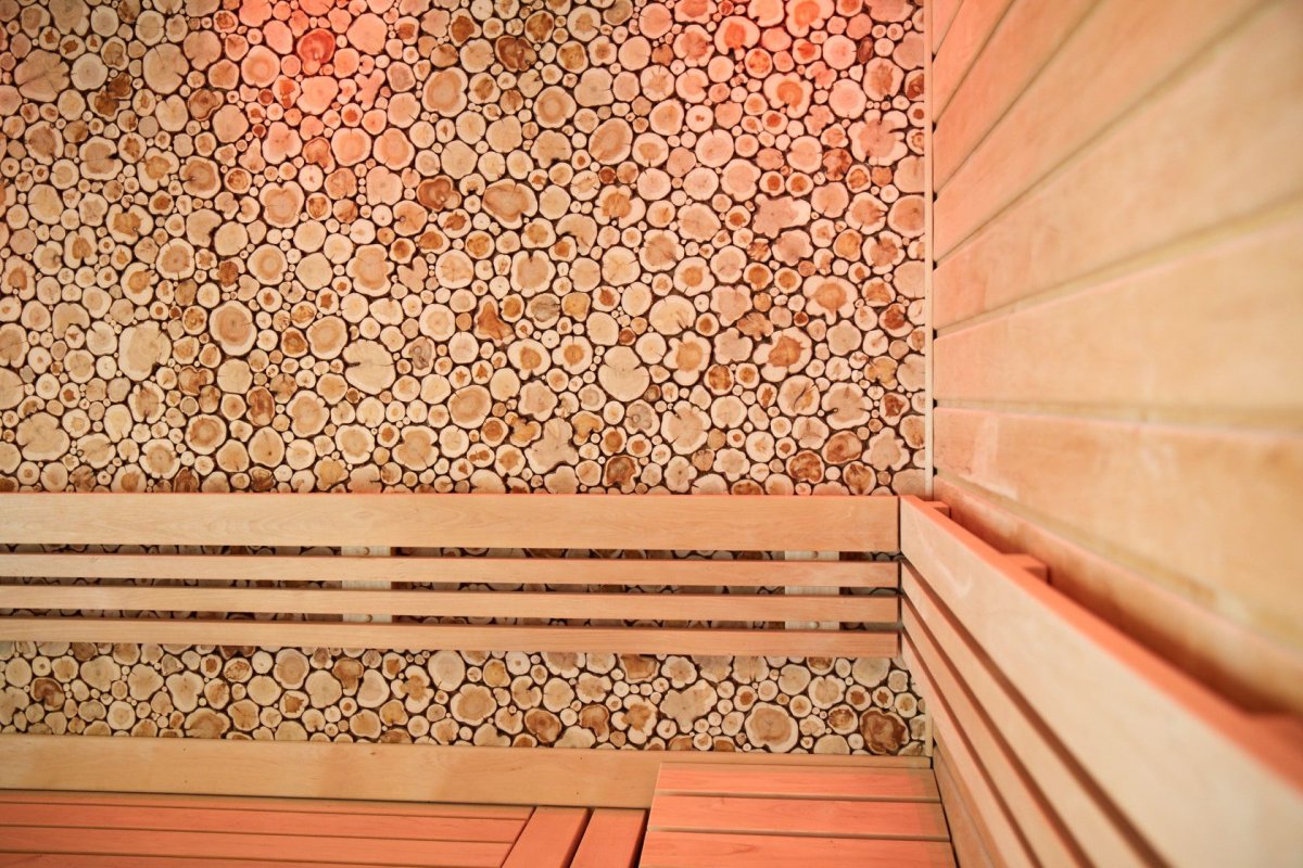 Отделка можжевельником