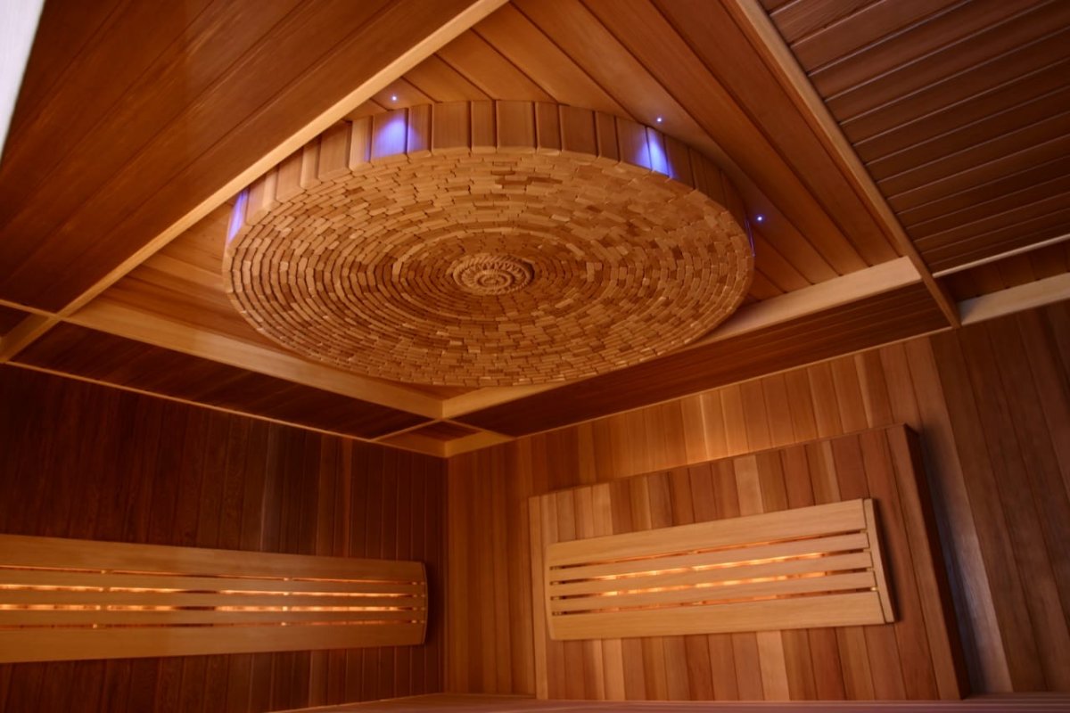 Потолок в бане