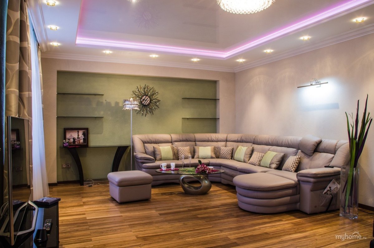 Угловой диван в скандинавском стиле