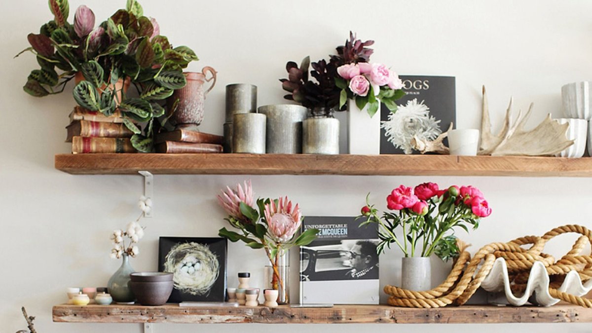 Украшение полок