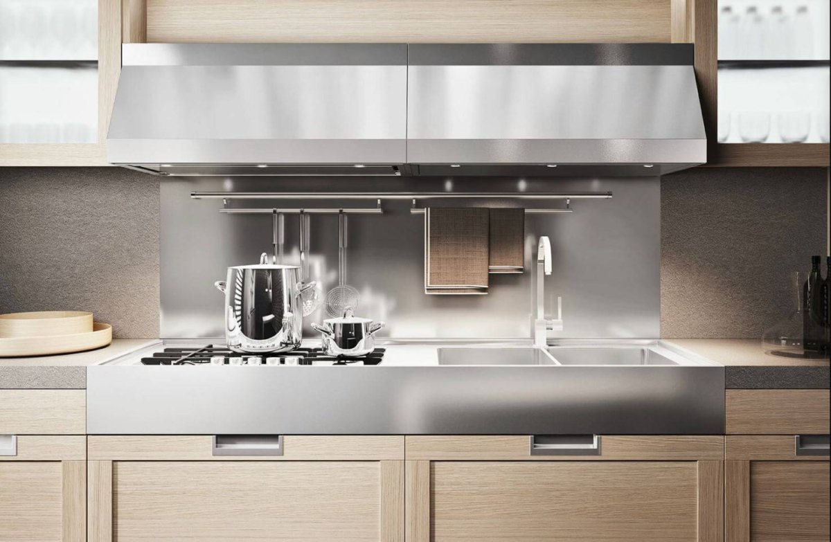 Функциональный фартук для кухни