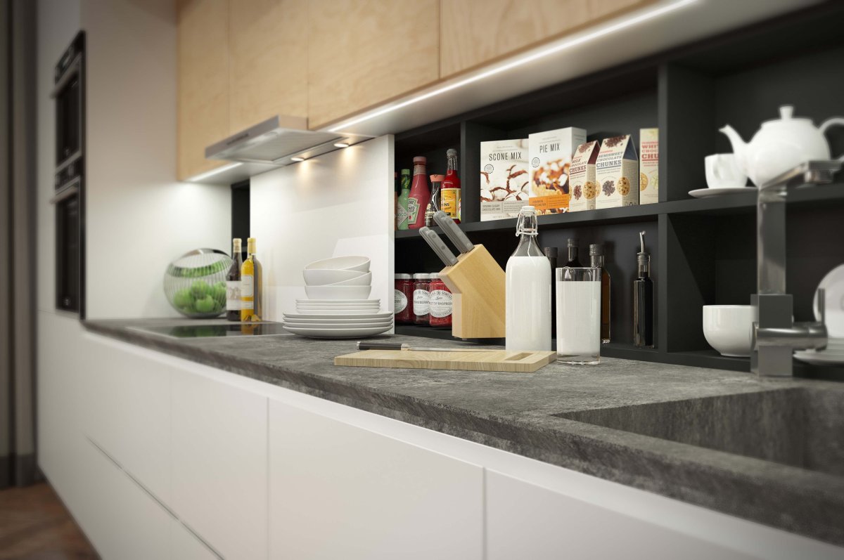 Выдвижной фартук для кухни