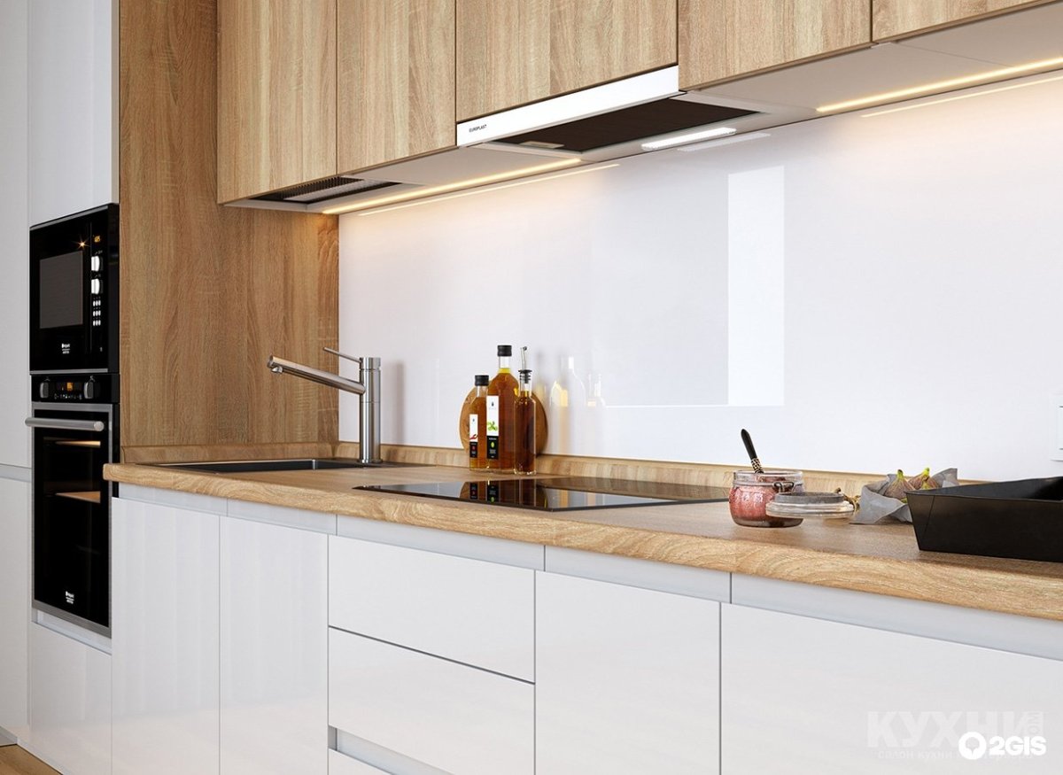 Как сочетать столешницу и фартук на кухне