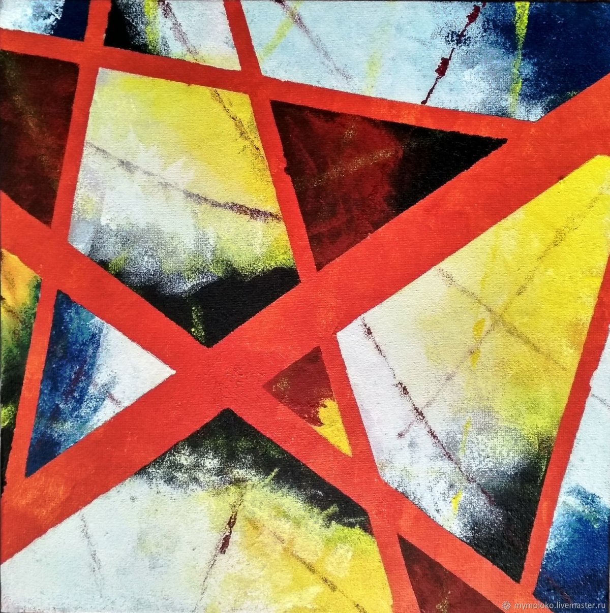 Геометрический декор стен