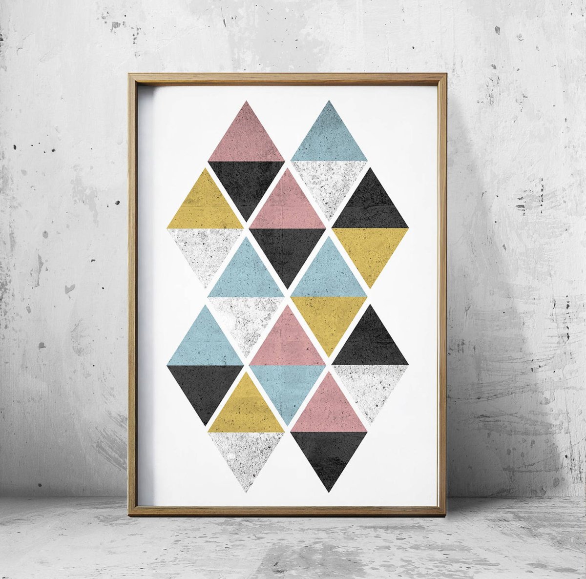 Вертикальный геометрический узор