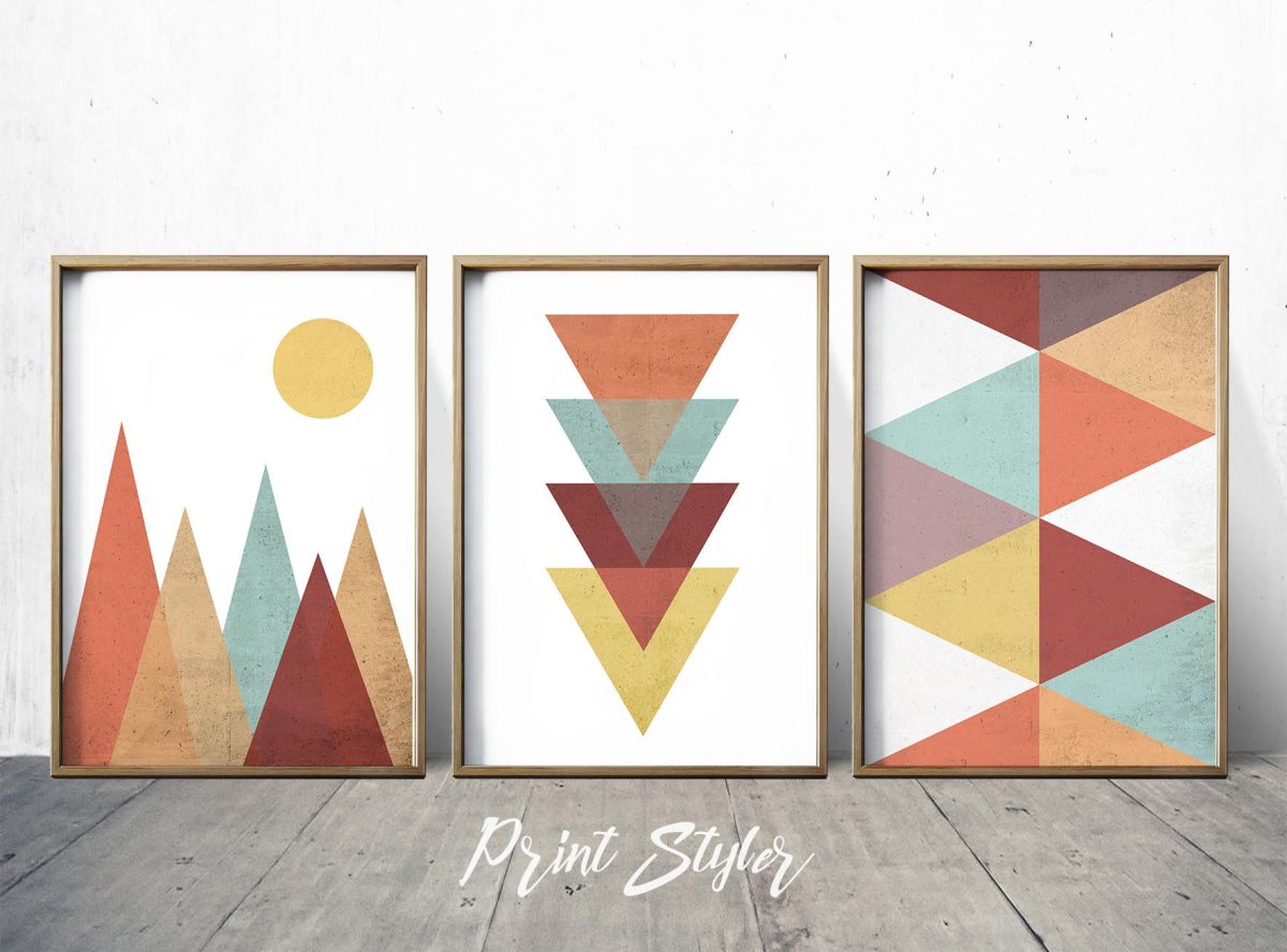 Картины акрилом геометрия