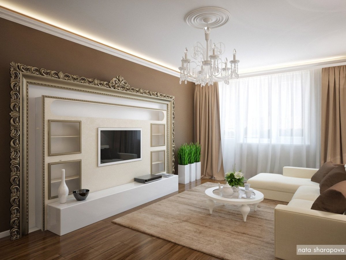 Кофейная палитра в интерьере