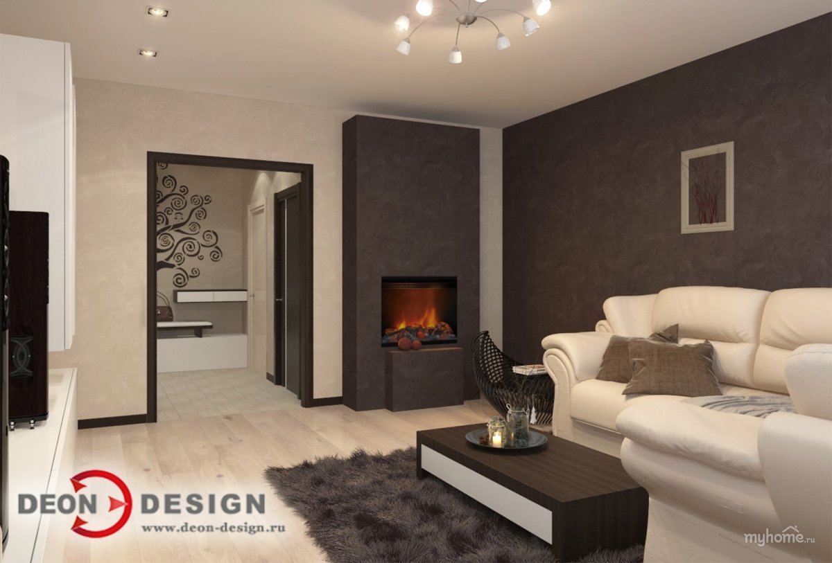 Цвет стен капучино