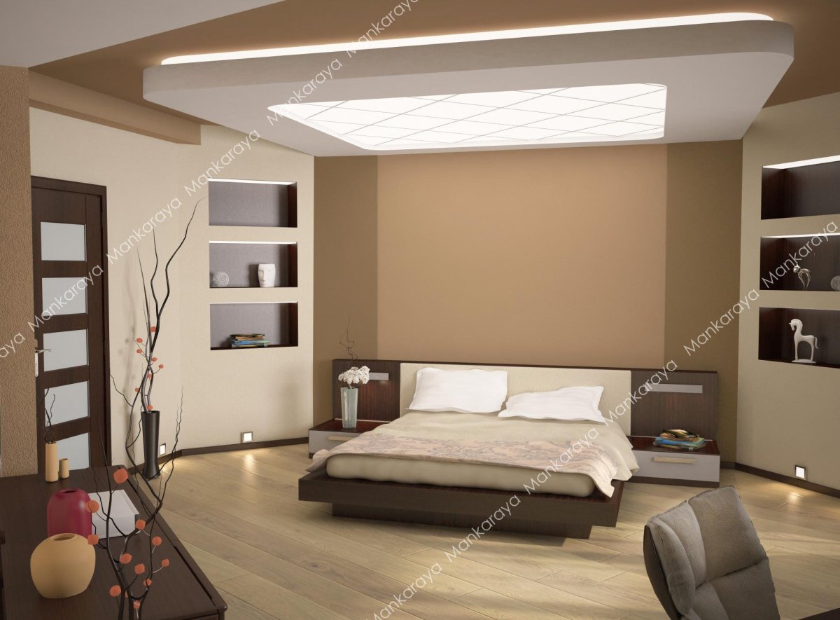 Кофейный цвет стен