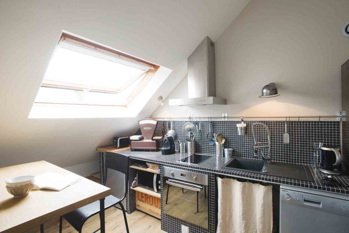 Интерьер кухни в частном доме