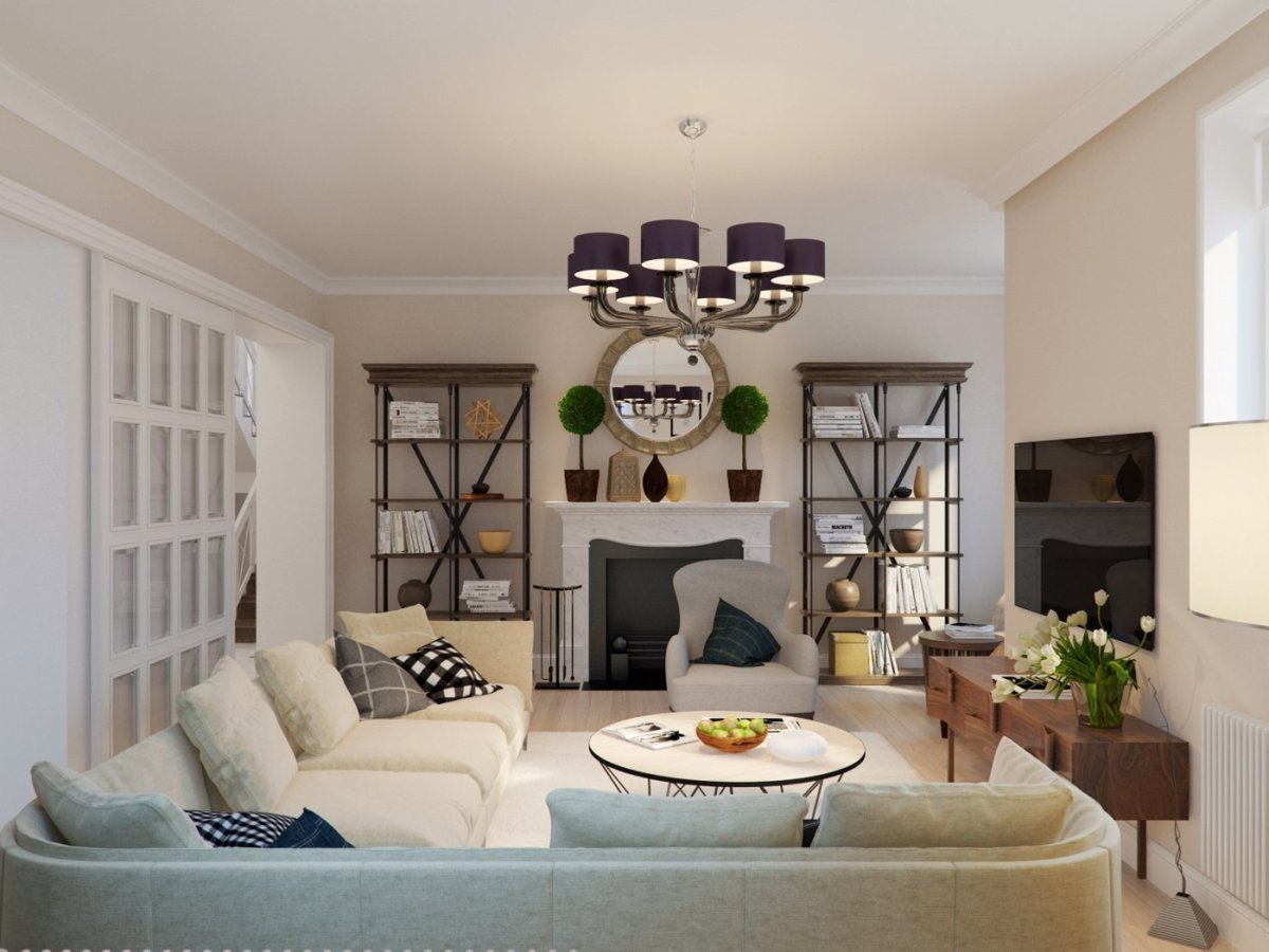 Гостиная во французском стиле