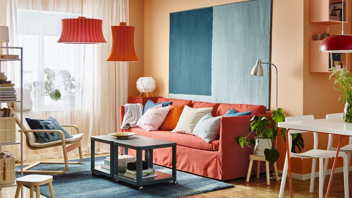 Интерьер в осенних тонах